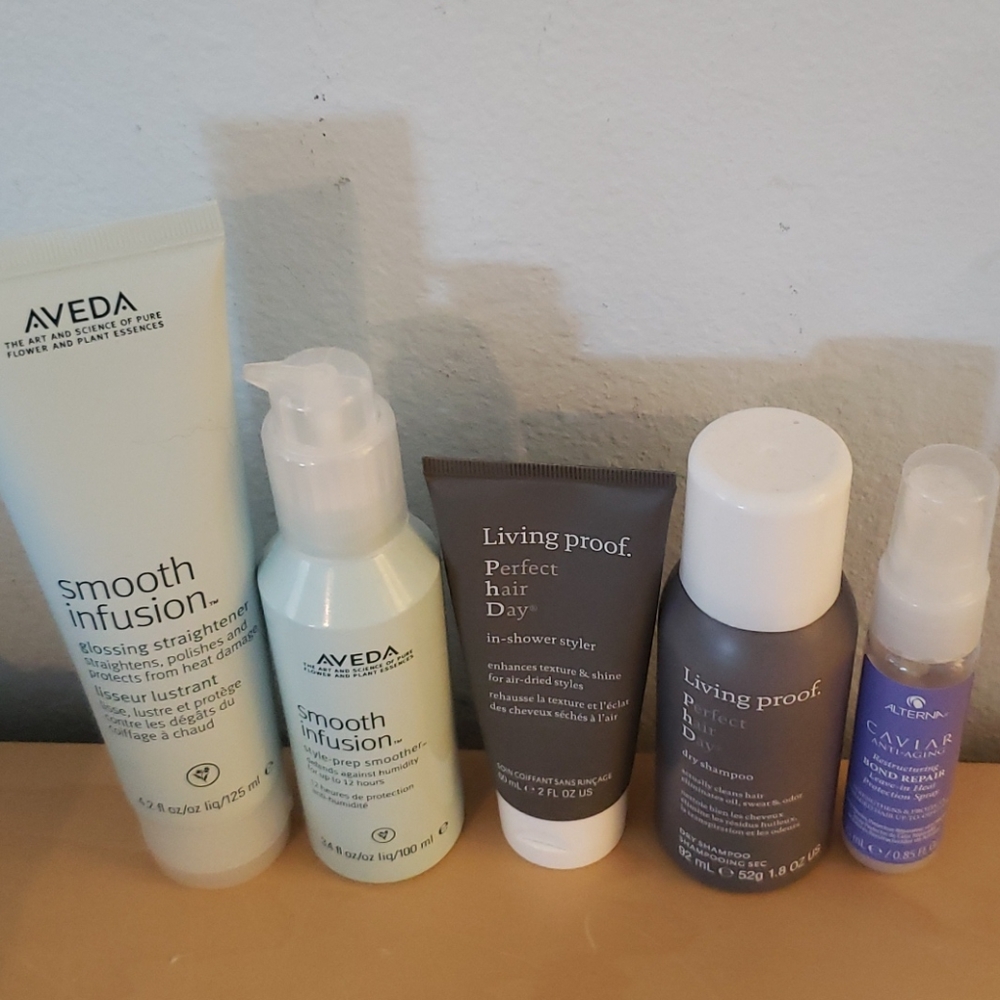 Aveda/Living Proof hair care bundle
